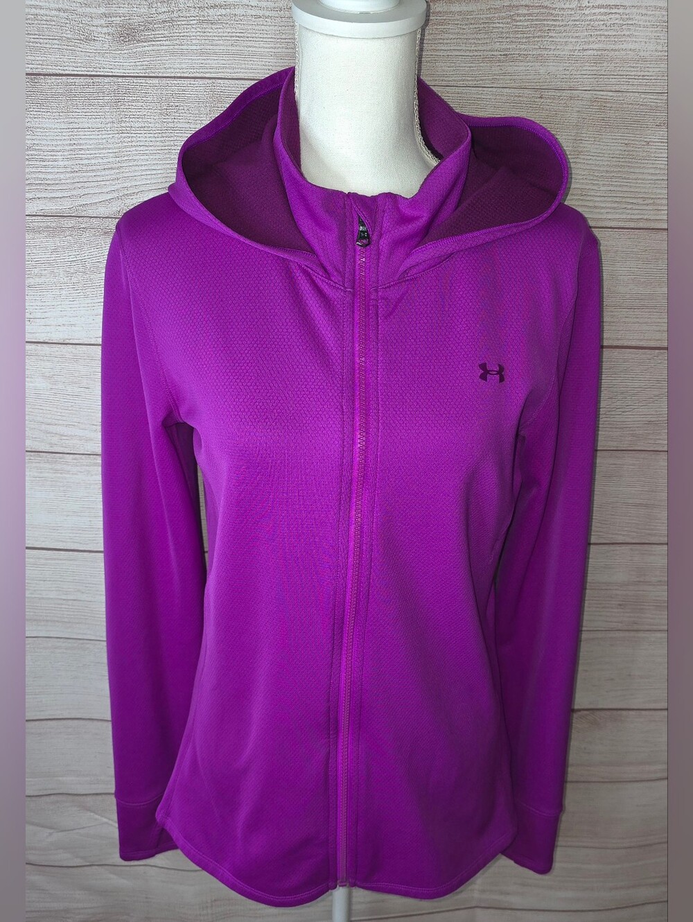 Under Armour Women’s Active Full-zip Hooded Jacket Size Large